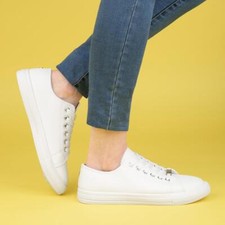 Lilley Womens Canvas White