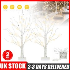 2X Birch Tree Lamp Mini Birch