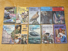 10x Ladybird books Vintage Bundle Joblot Houses & Homes Motor Car Artists Curie