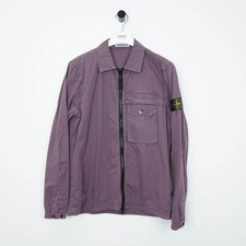 Stone Island Rose Quartz Zip Pocket Overshirt