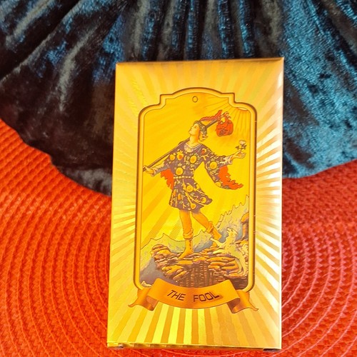 Gold modern tarot cards - tarot,