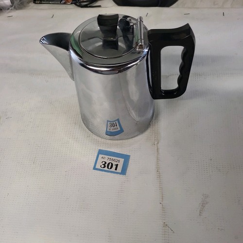 Swan brand chromium teapot - brand,