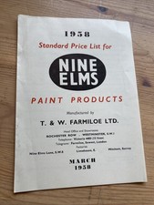 1958 Advertising Leaflet -