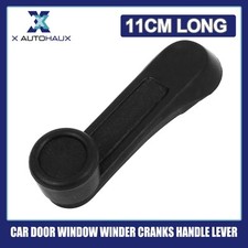 10mm 0.4" Diameter Car Door Window Winder Cranks Handle Lever 11cm Long Black