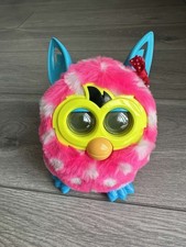 Furby Boom Pink & White Polka Dot 2012 Interactive Toy Pet Hasbro Working