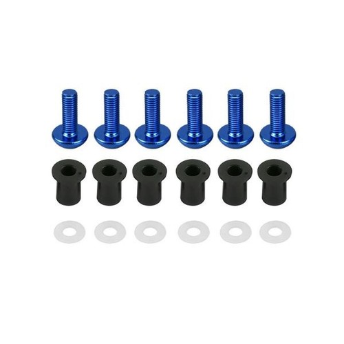 Screen bolt screws blue - screen,