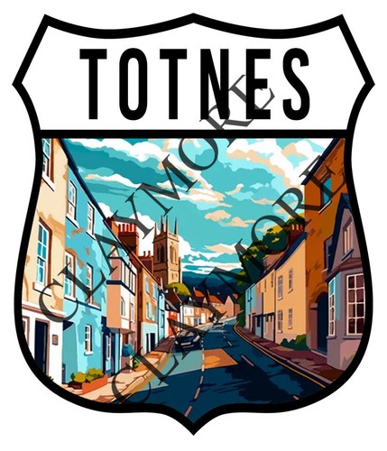 Totnes devon car sticker