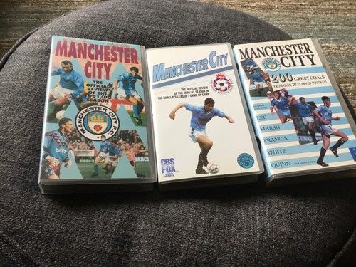Manchester city vhs - city,