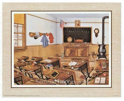 Old time yesteryear school - old,
