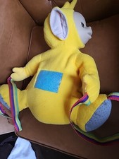 Vintage 1996 Golden Bear Teletubbies Laa Laa Backpack