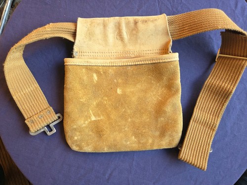 Vintage suede leather tool - vintage,