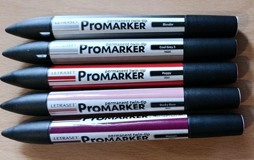 Letraset promarker maroon - promarker,