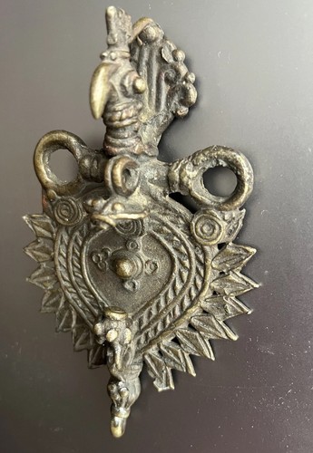 Antique old brass tribal - antique,