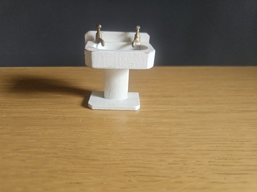 Vintage dolls house white - vintage,