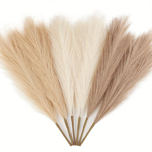 6pcs artificial pampas grass - pampas,