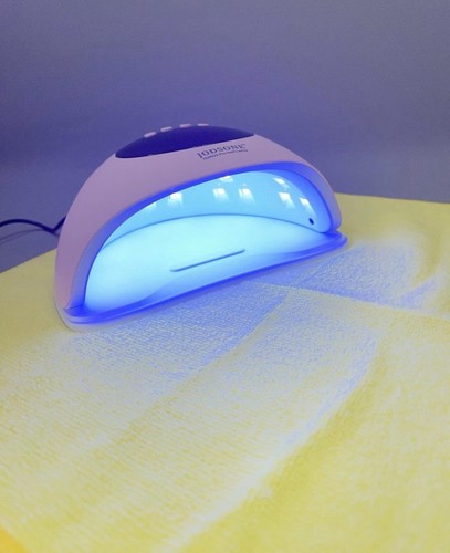 Small nail lamp salon - uv,