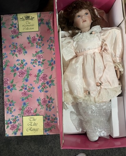 Collectible porcelain doll - porcelain,