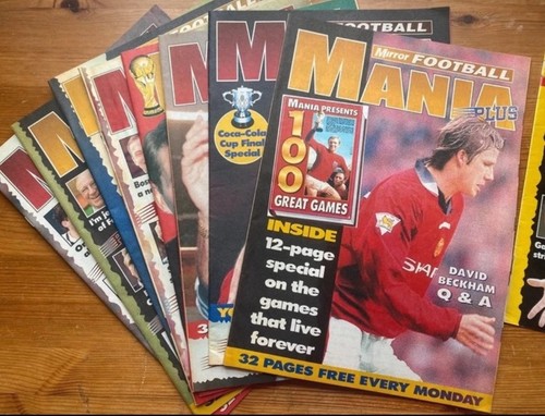 Football magazines bulk lot - football,