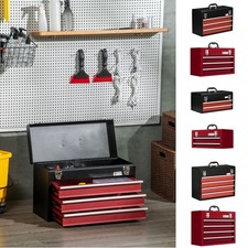 3/4/5 Drawer Tool Chest Lockable Tool Box w/ Ball Bearing Runners
