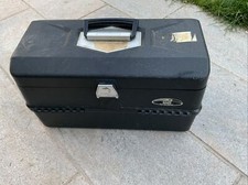 Vintage Old Pal PF-5000  Pike Tackle Box Full Lures & Tackle 7 Trays Rebel Storm