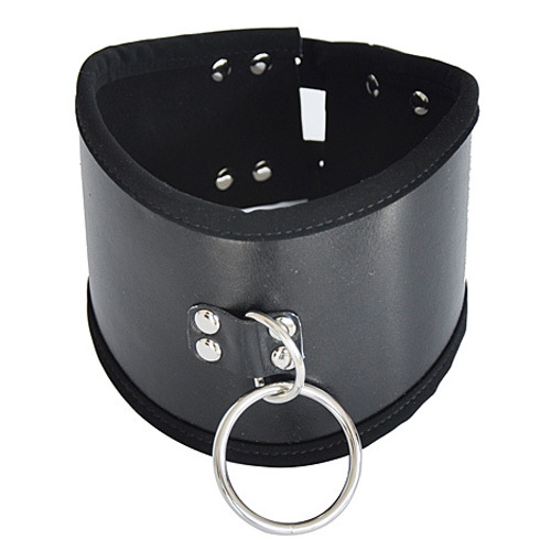 Leather posture neck corset - leather,