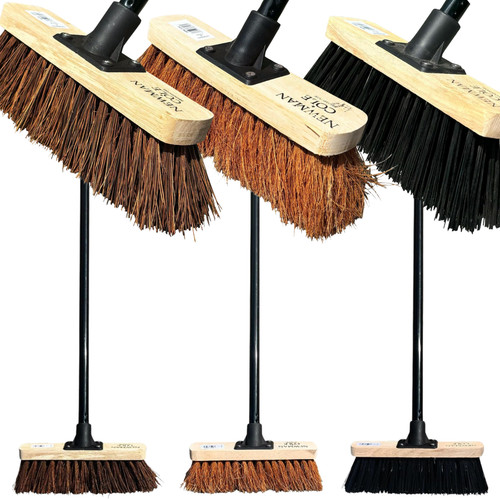 Outdoor broom with handle - broom,