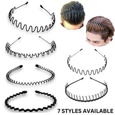 Black Metal Sports Hairband