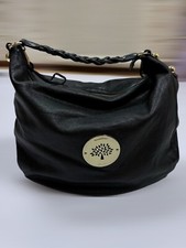 Mulberry Leather Large Black Daria Hobo Bag