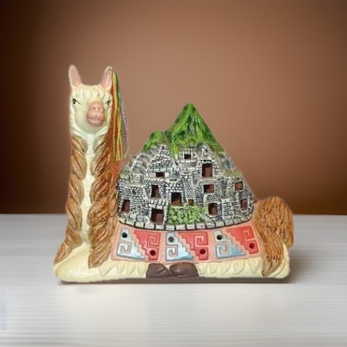 Vtg peruvian llama incense - llama, 3d
