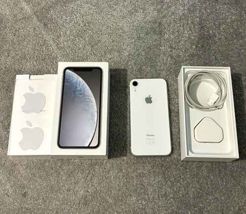 Apple iphone white 64gb - iphone, xr