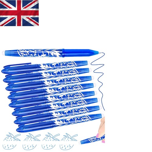 5mm erasable blue gel pens - erasable,