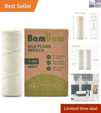 Sustainable Mint Silk Floss