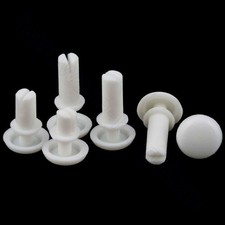 Plain Nylon Rivets White Snap