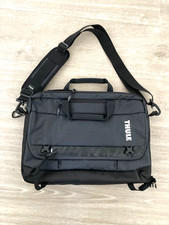 Thule Sweden Messenger Bag Padded Transit Work Crossbody Laptop Black- Excellent