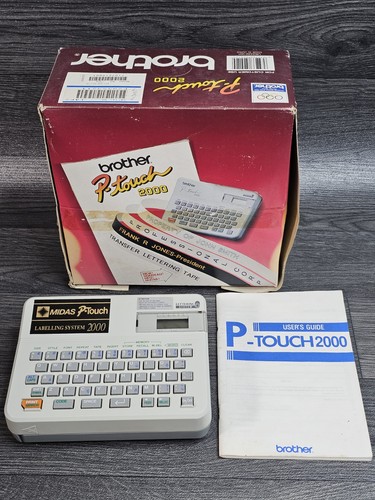 Brother touch 2000 label - brother, pt-2000