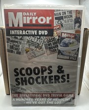 DAILY MIRROR SCOOPS & SHOCKERS INTERACTIVE DVD GAME Brand New & Sealed FREE P&P