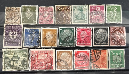 German stamps third reich - german,
