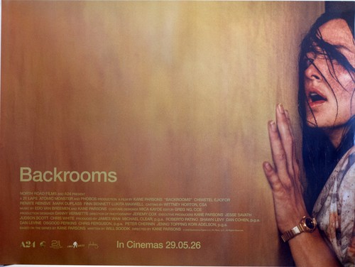 Backrooms quad movie poster - uk,