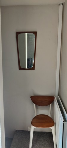 Mid century modern mirror with - century,
