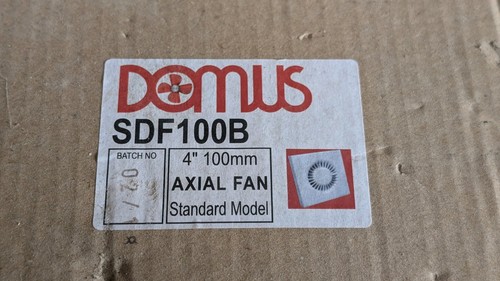 Domus inch extractor fan - domus,