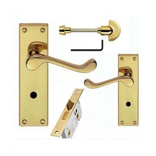 Bathroom WC Door Handles