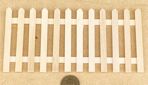 Dolls house wooden picket - dolls,