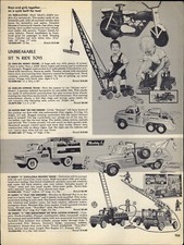 1961 PAPER AD Buddy L Toy