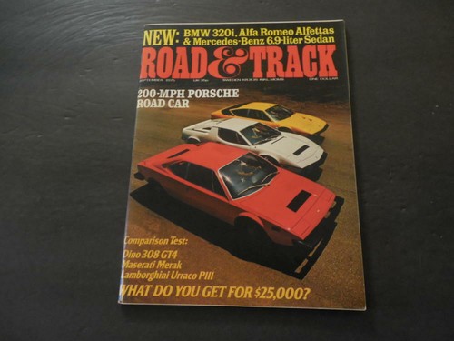 Road track sep 1975 - road, 308
