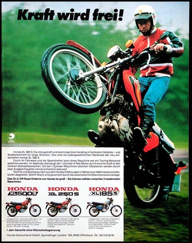 Honda 185 250 - 250, xl