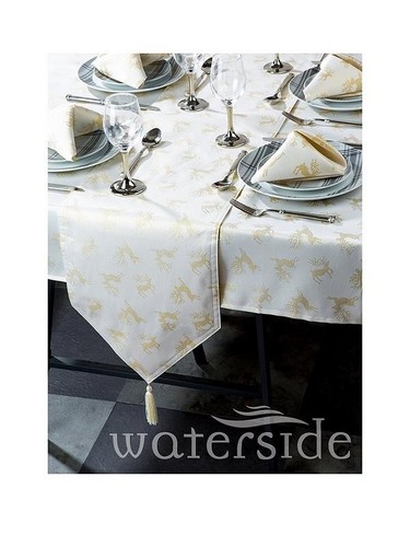 Gold reindeer jacquard - gold,