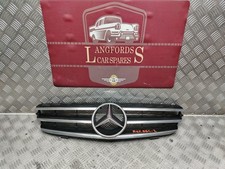 MERCEDES CLK W209 FRONT GRILLE A2098800123 A2098800223 BLACK & CHROME