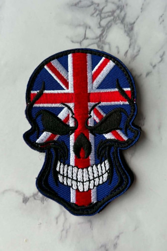 British skull flag hook and - skull,