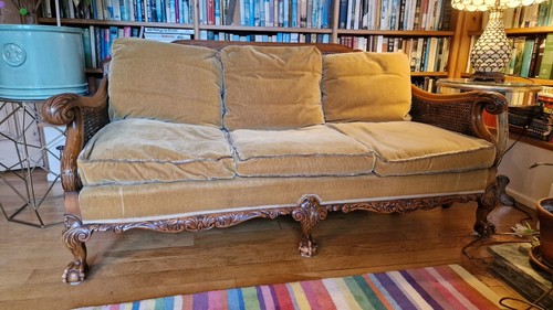 Stunning antique 3pc bergere - antique,