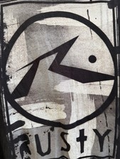 Rusty Surfboards Logo Mens